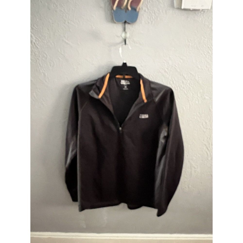 Field & Stream Mens Large 1/4 Zip Gray &‎ Black Pullover Shirt